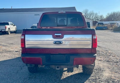 2014 Ford Super Duty F-350 SRW 4WD Crew Cab 6-3/4 Ft Box Platinum