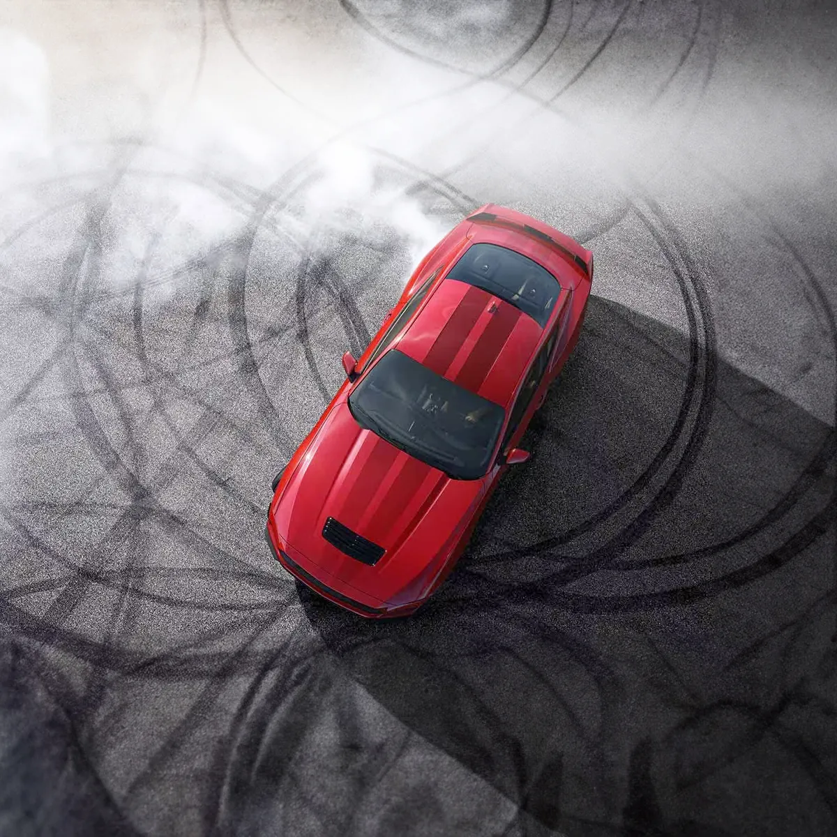 Milbank Ford, Inc. in Milbank SD Ford Mustang doing donuts